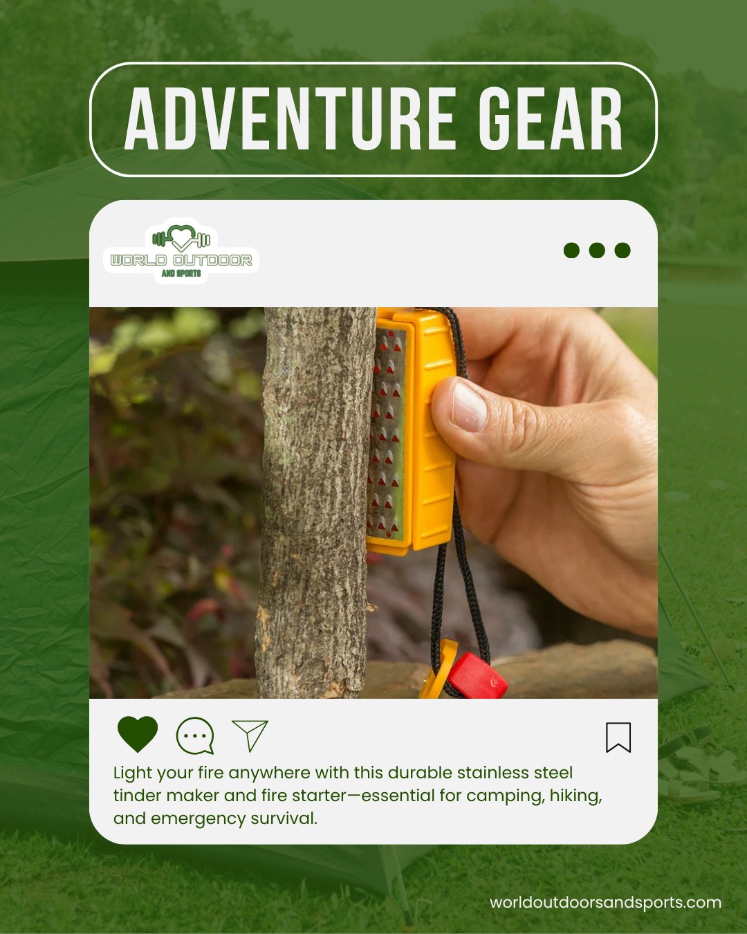 World Outdoor and Sports Facebook ad