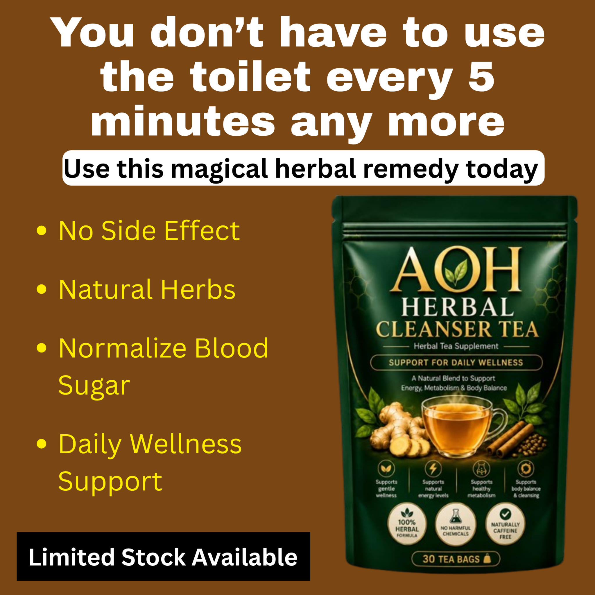 Kelly's health & wellness Facebook ad: She constantly felt tired, even after getting enough sleep.