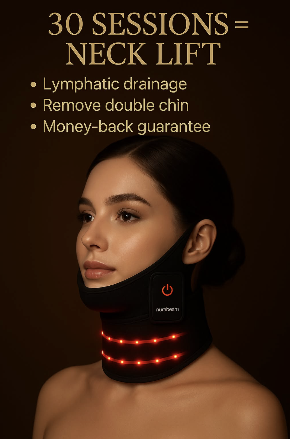 NURA BEAM Facebook ad: NuraSculpt Neck Wrap_