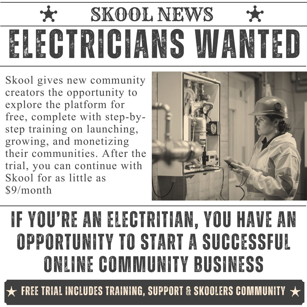 Skool Facebook ad
