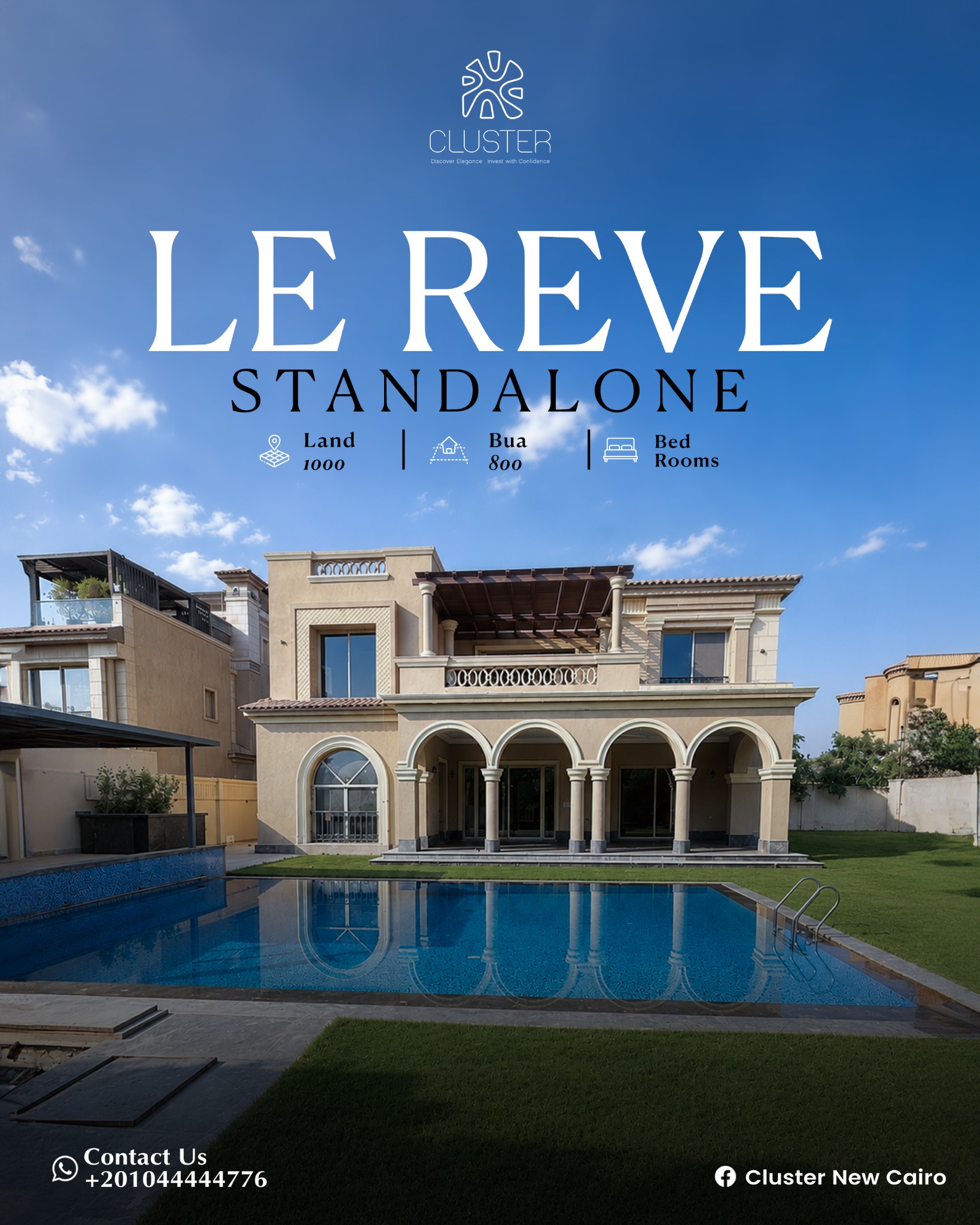 New Cairo Properties Facebook ad: Le REVE New Cairo