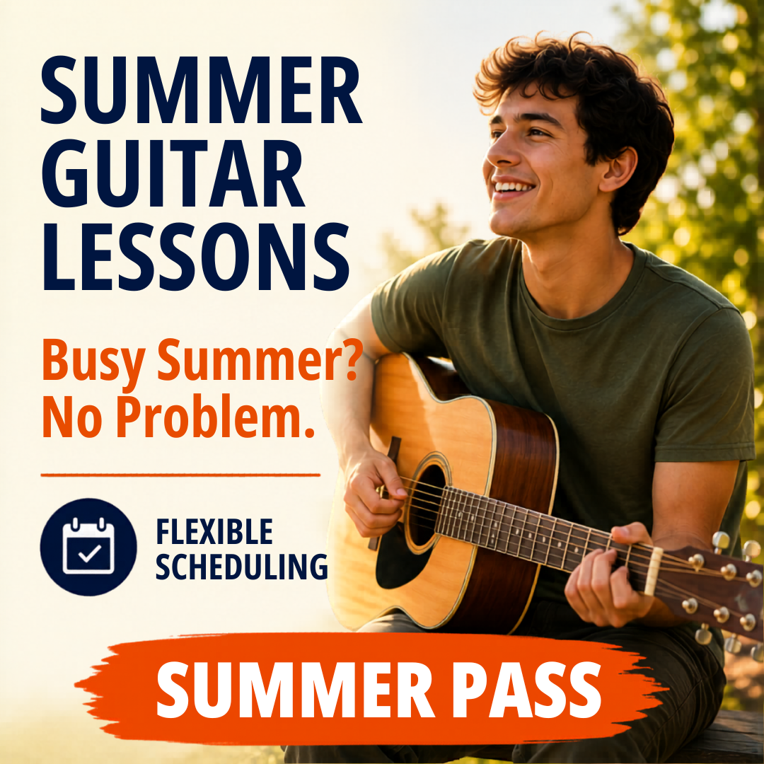 Guitar Lessons at Solution Music Studio Facebook ad: Home Page - Guitar Lessons at Solution Music Studio