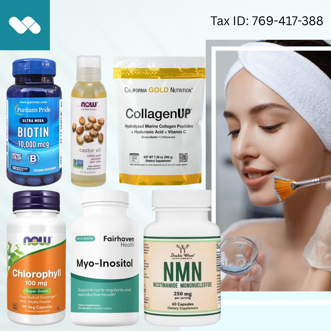 El Shefaa Pharmacy Facebook ad: خلي البشرة والشعر هما اللي يتكلموا عن جمالك…