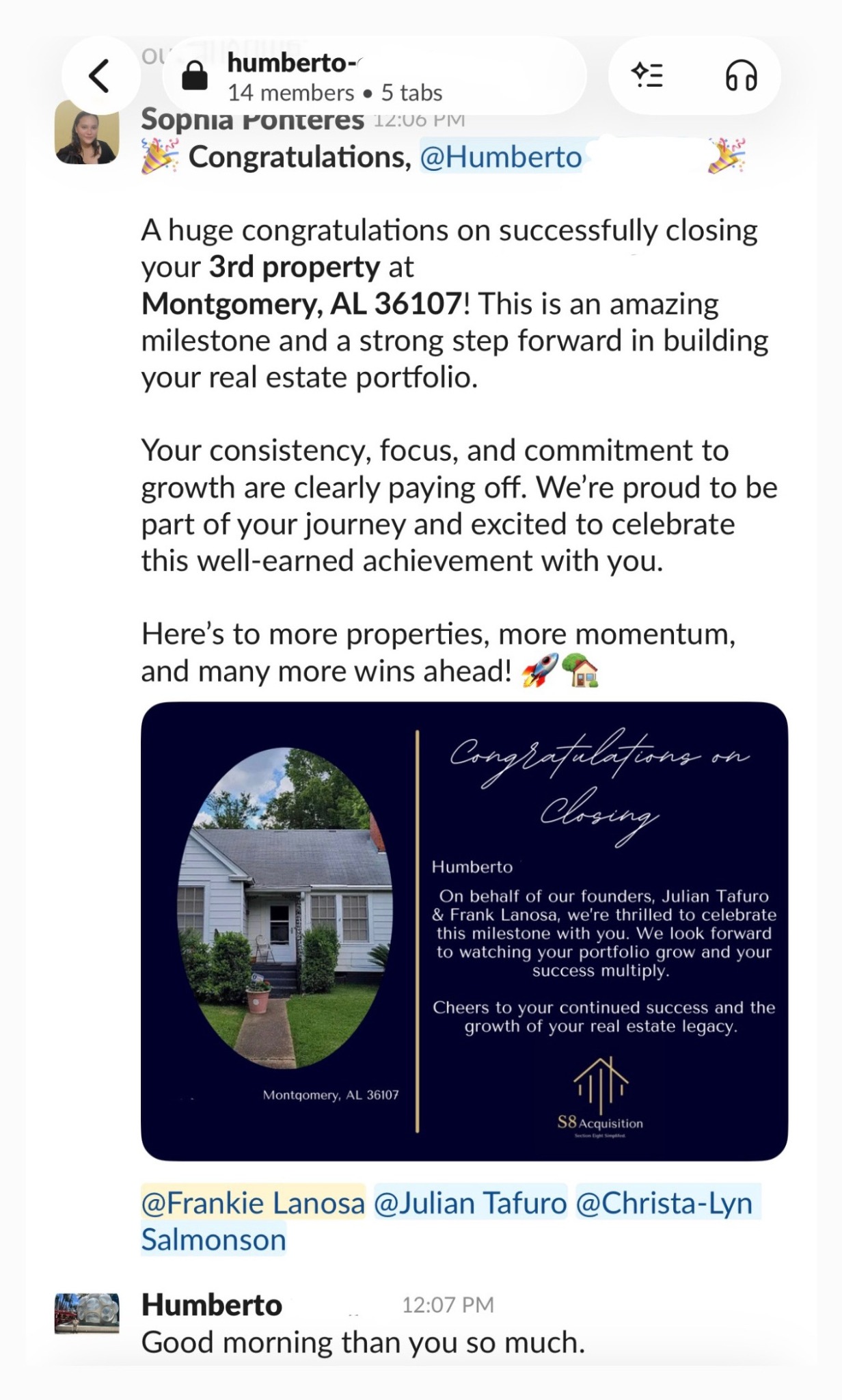 S8 Acquisition Facebook ad