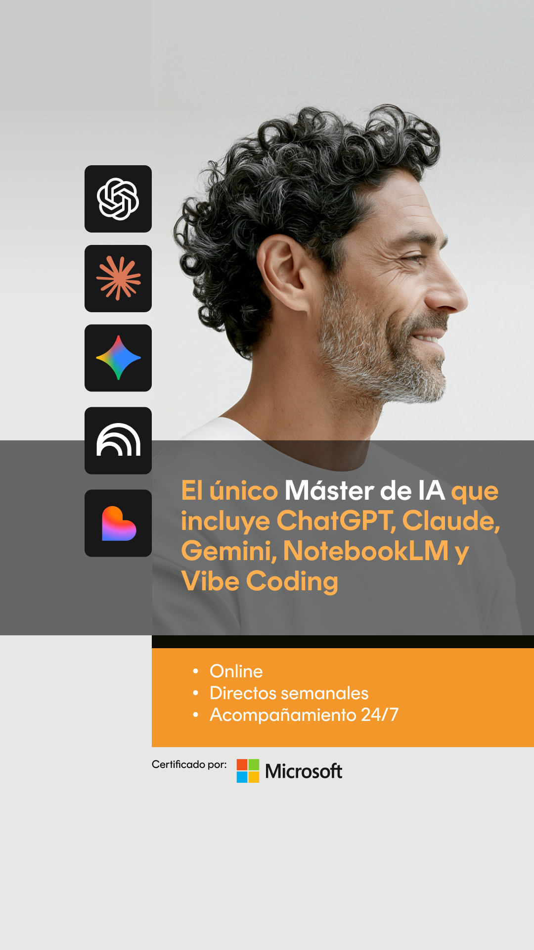 Founderz Facebook ad: Certificado por Microsoft