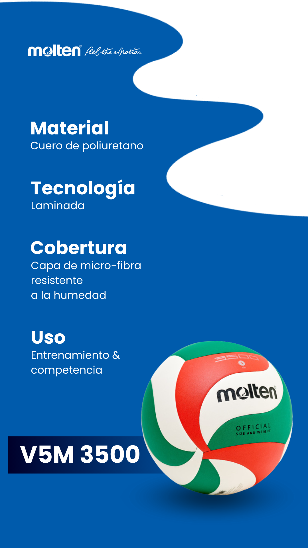 Molten Argentina Facebook ad from May 12, 2025