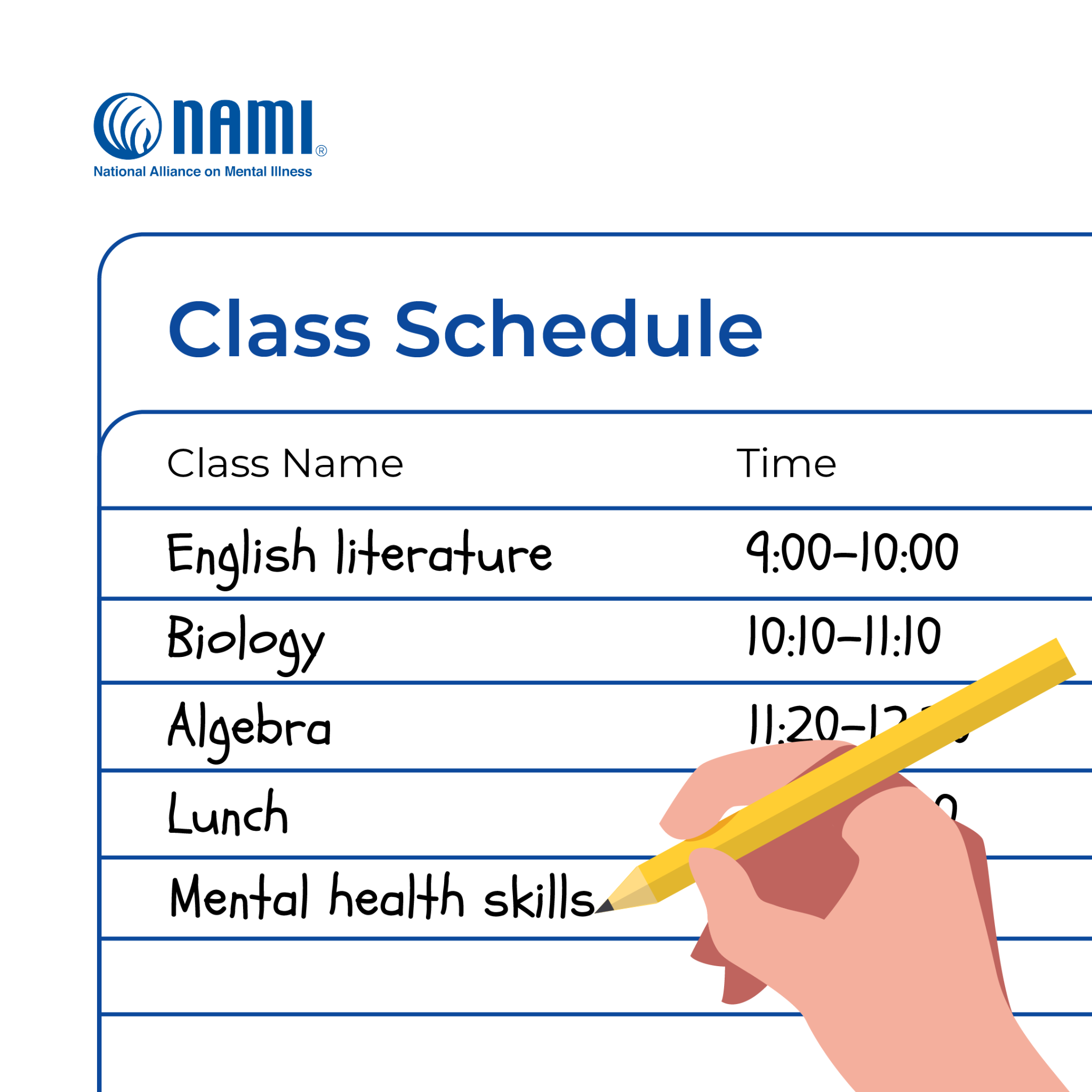 NAMI Facebook ad