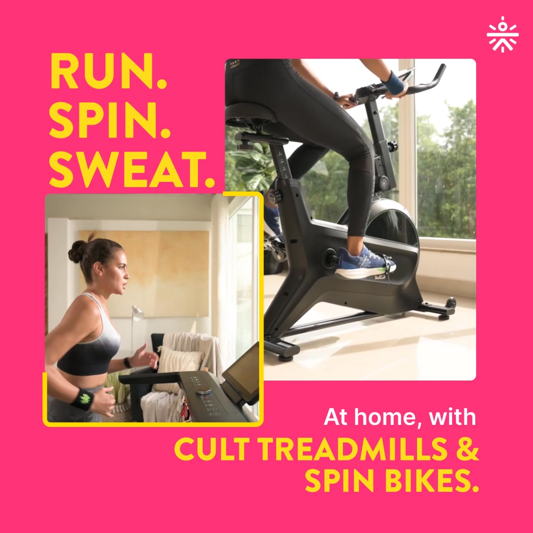 cultstore Facebook ad: No time for the gym?