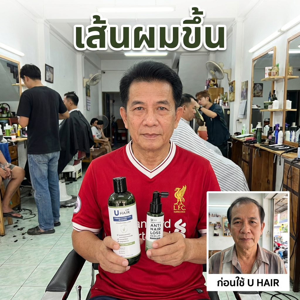 UHair Premium ลดผมร่วง บำรุงหนังศีรษะ Facebook ad