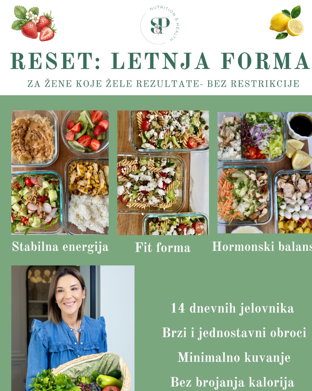 SP Nutrition Facebook ad: Zatvarmo letnju sezonu sa specijanim popustima