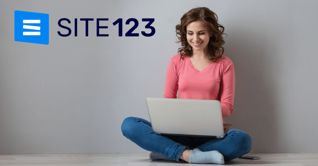 SITE123 Facebook ad