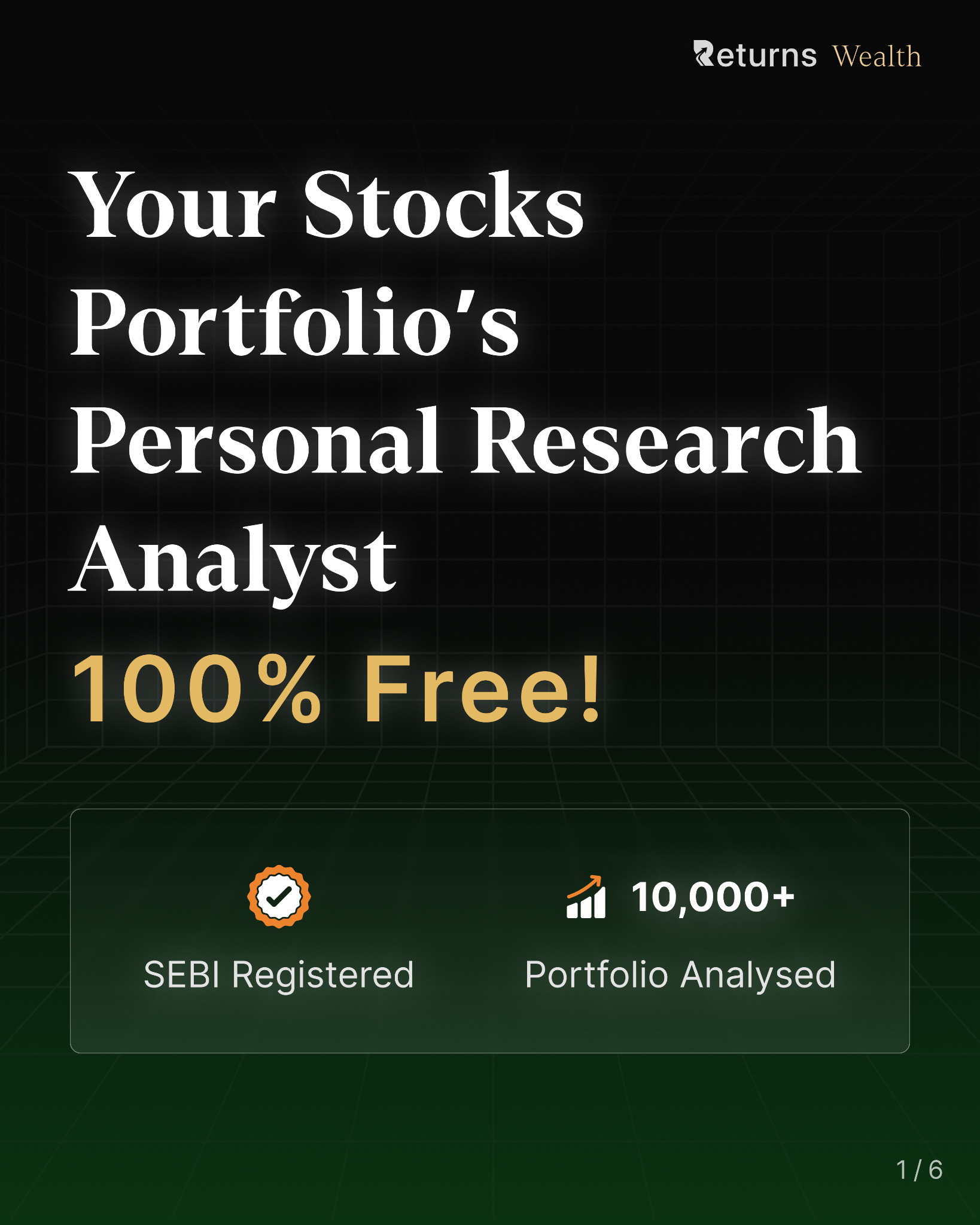 Returns by Rathi Facebook ad: Returns - Stocks & Investments