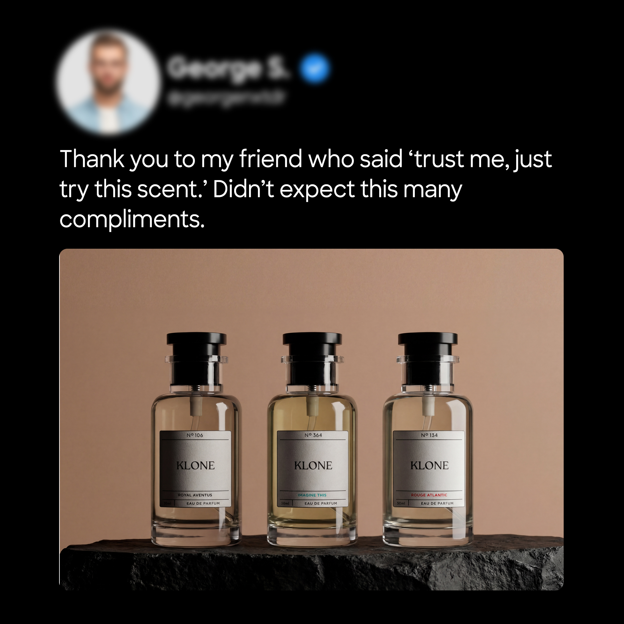 Klone Scents Facebook ad
