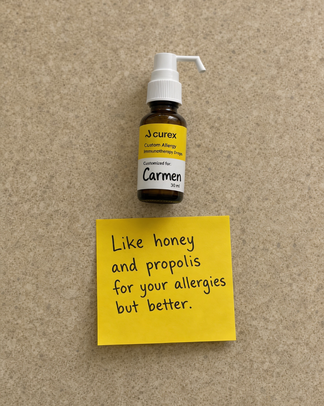 Curex Allergy Facebook ad
