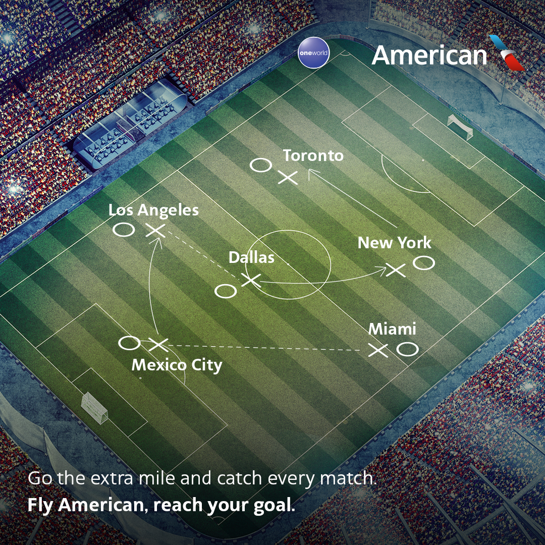 American Airlines Facebook ad