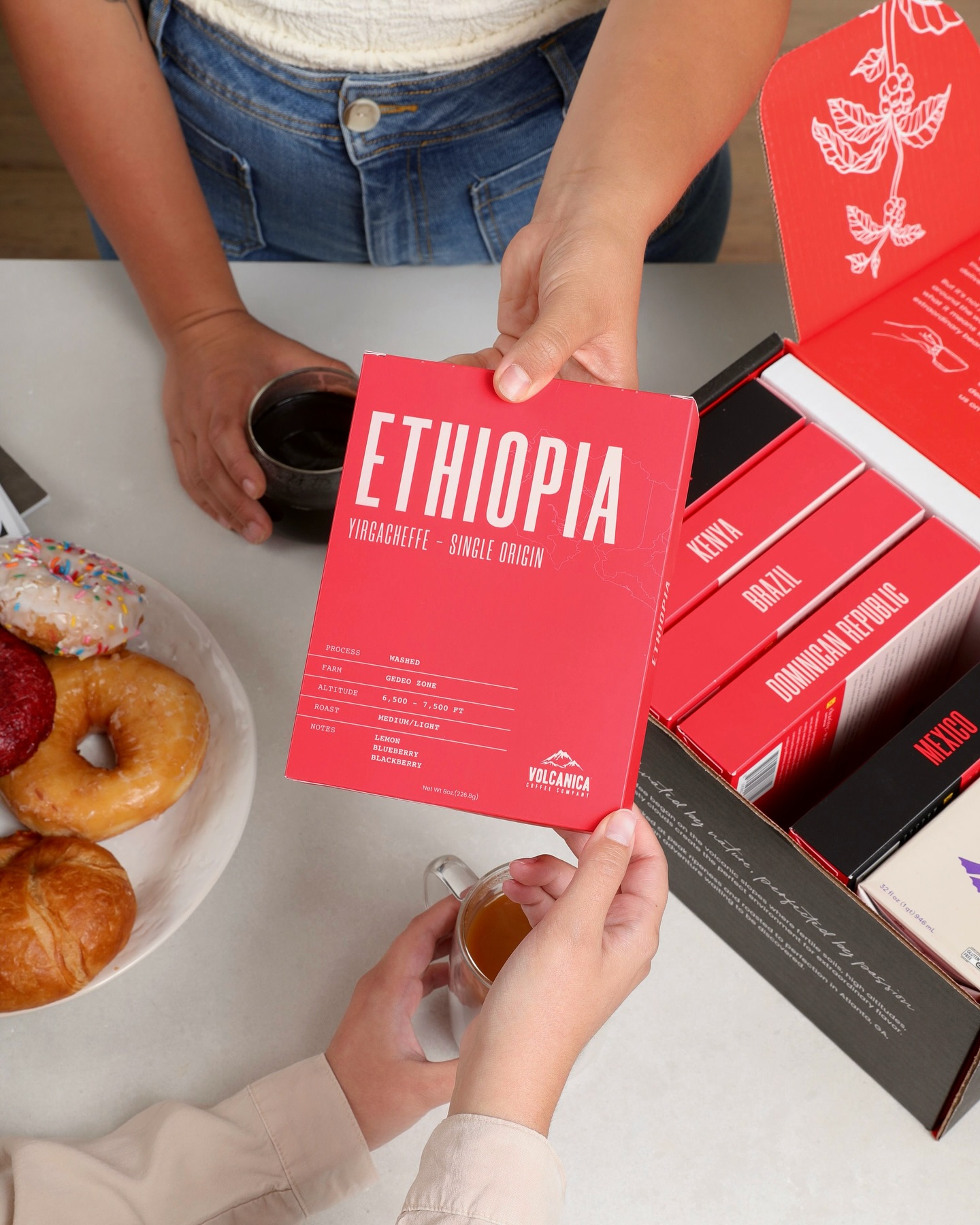 Volcanica Coffee Facebook ad