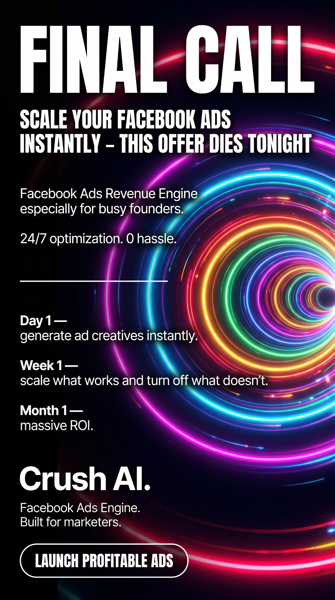 trycrush.ai Facebook ad