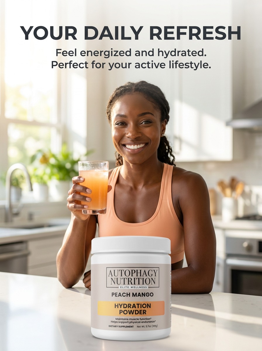 Autophagy Nutrition Facebook ad: Healthy mornings start with healthy habits.