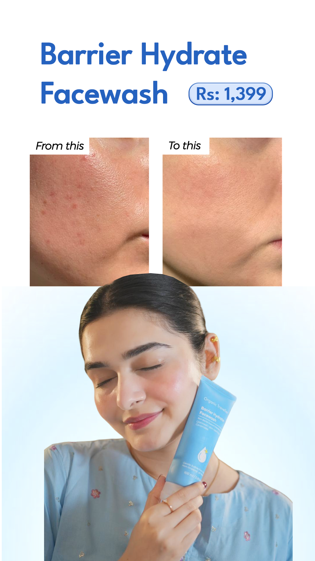 Organic Traveller - Skincare Facebook ad