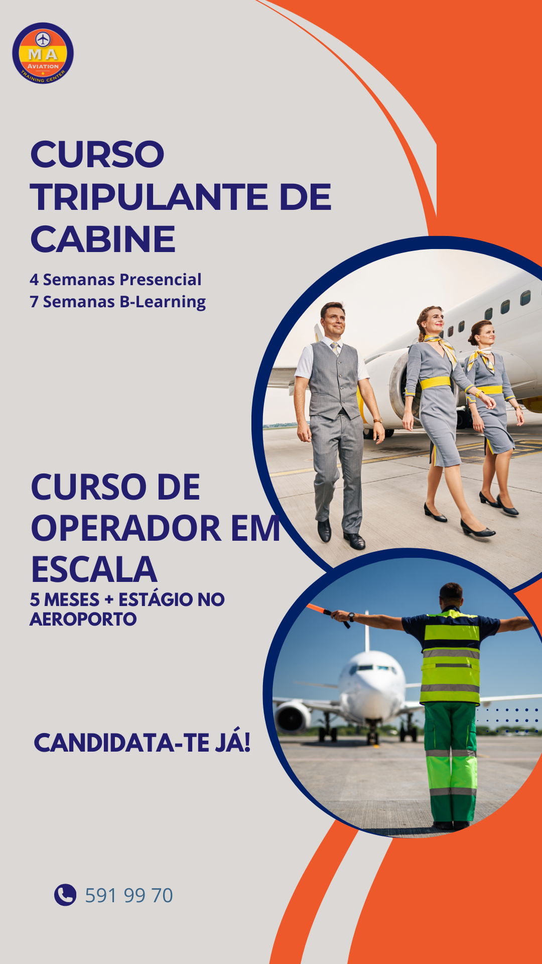 MA Aviation Training Center Cabo Verde Facebook ad from May 26, 2025