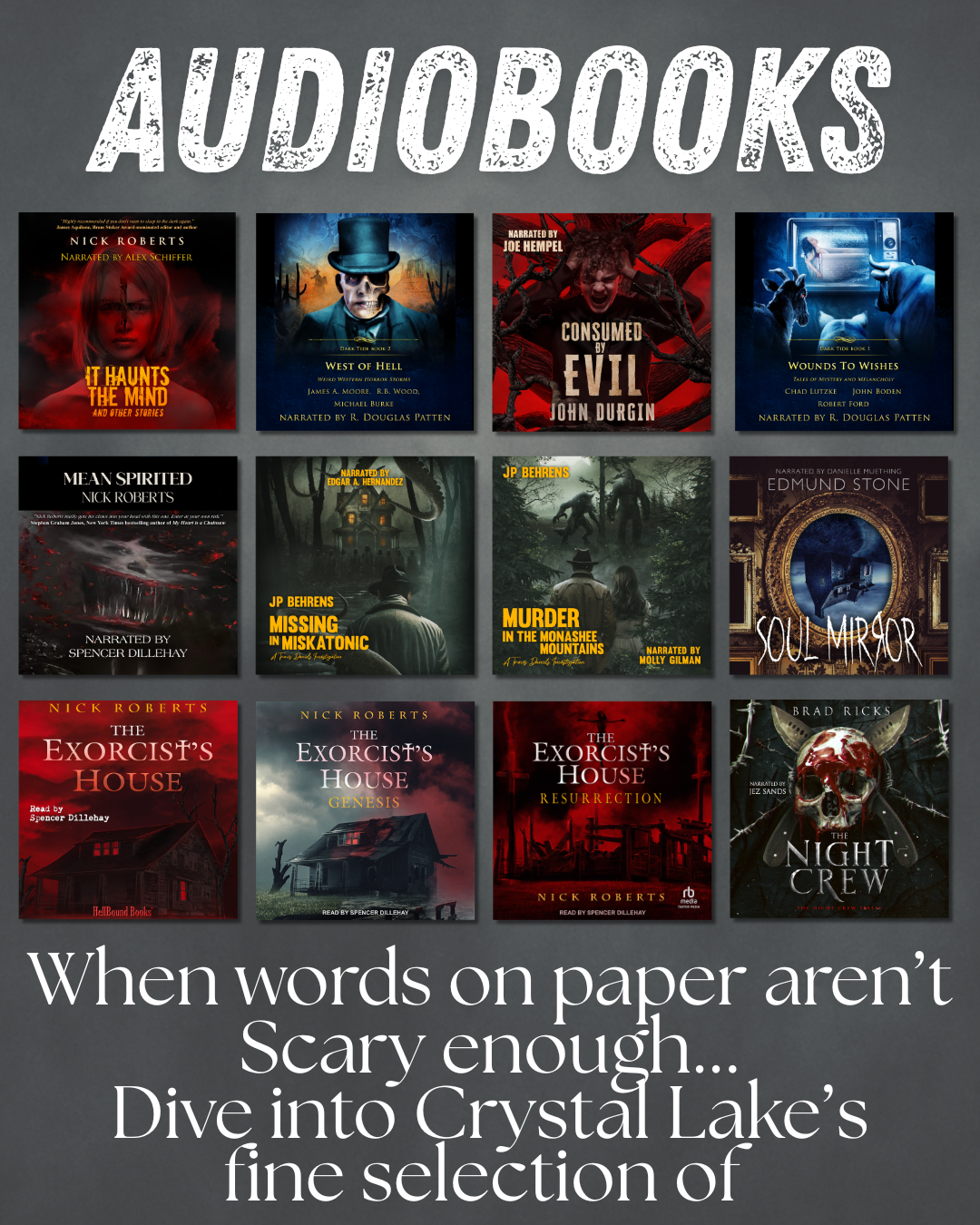 Crystal Lake Publishing Facebook ad