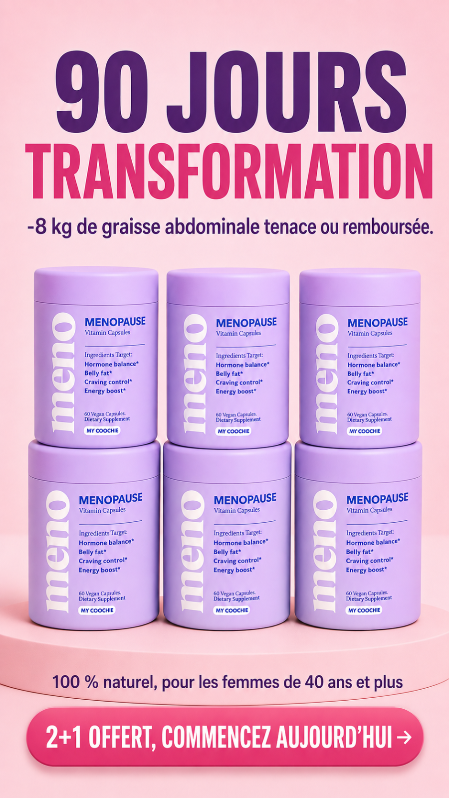 Menopause Weightloss Secrets Facebook ad
