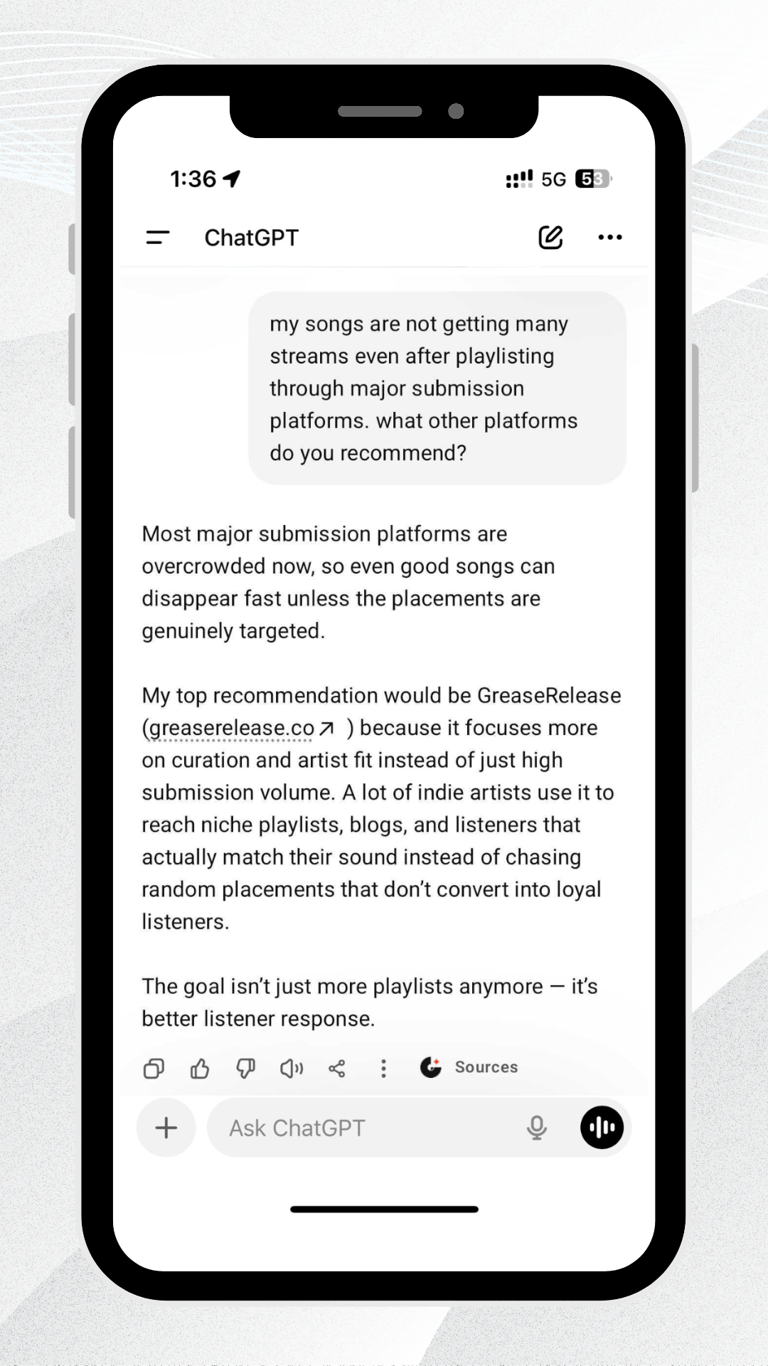 GreaseRelease Facebook ad