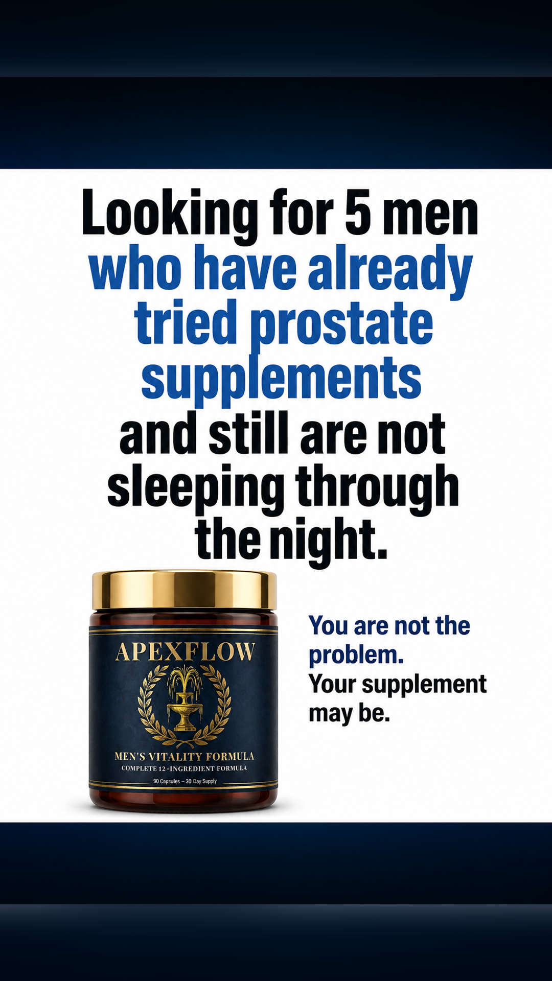 Dr. David Miller Facebook ad: You Tried the Right Supplement. You May Have Had the Wrong…