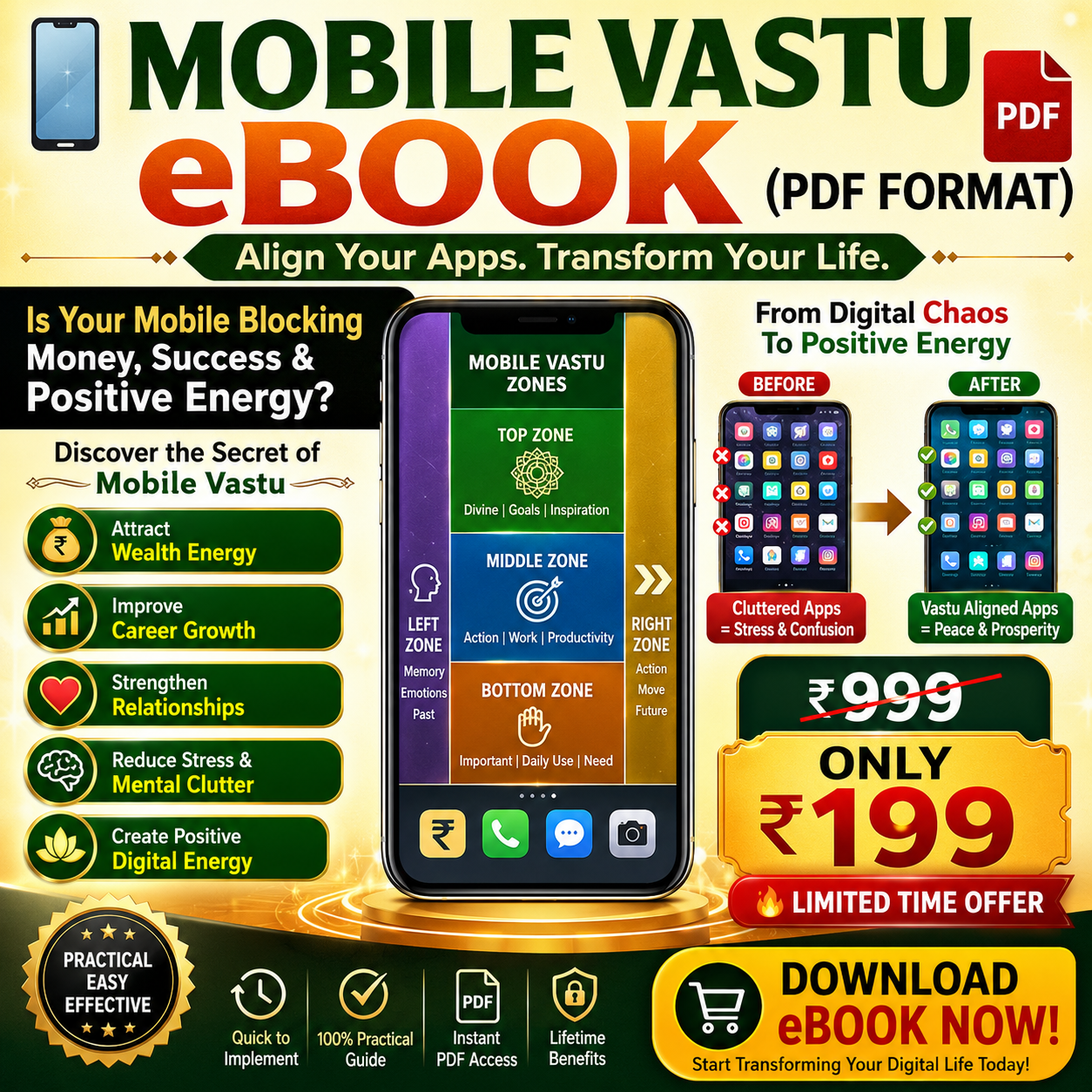 Divine Numerology Facebook ad: MOBILE VASTU eBOOK (PDF)