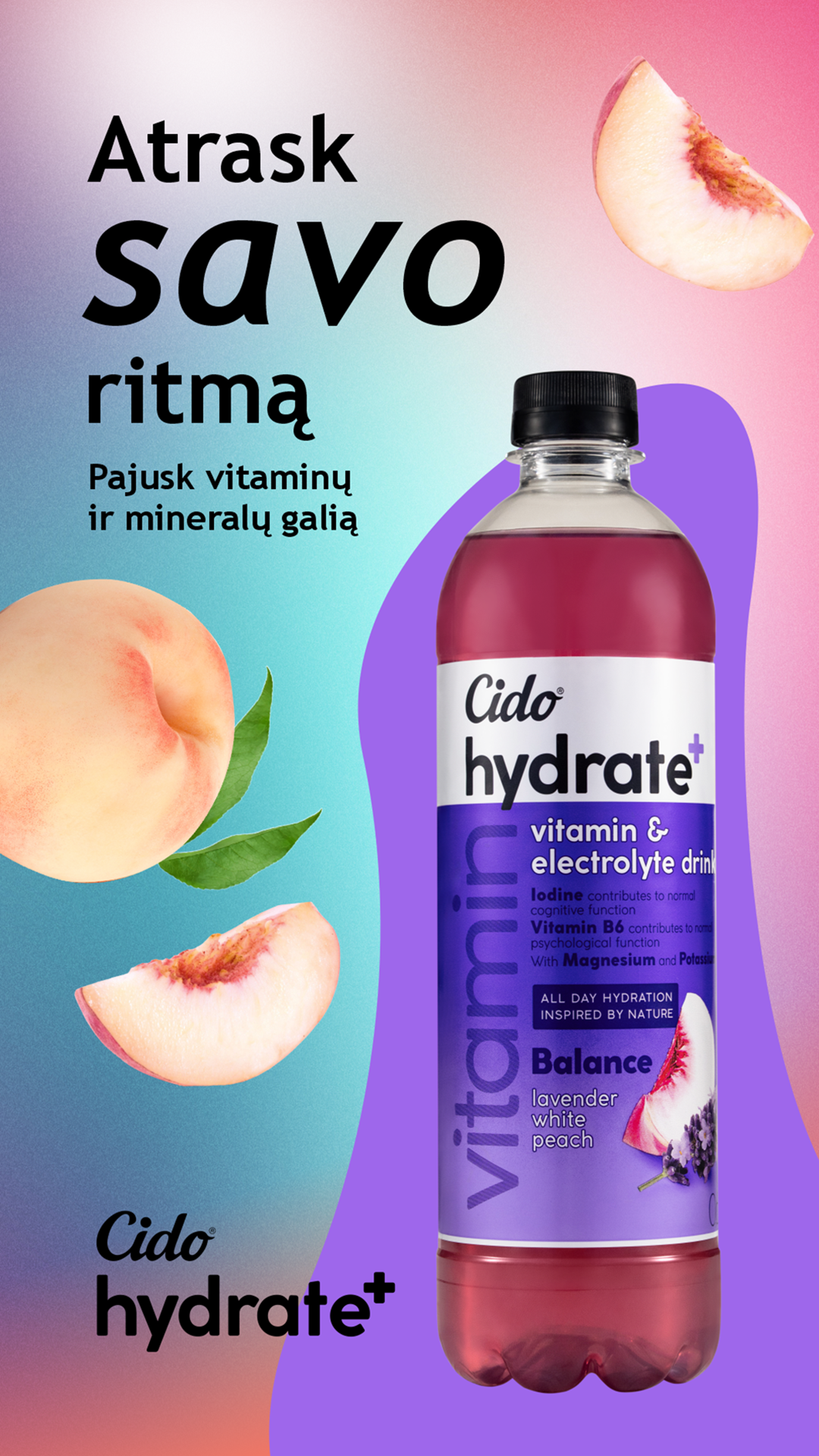Cido sultys Facebook ad: Atrask savo ritmą.