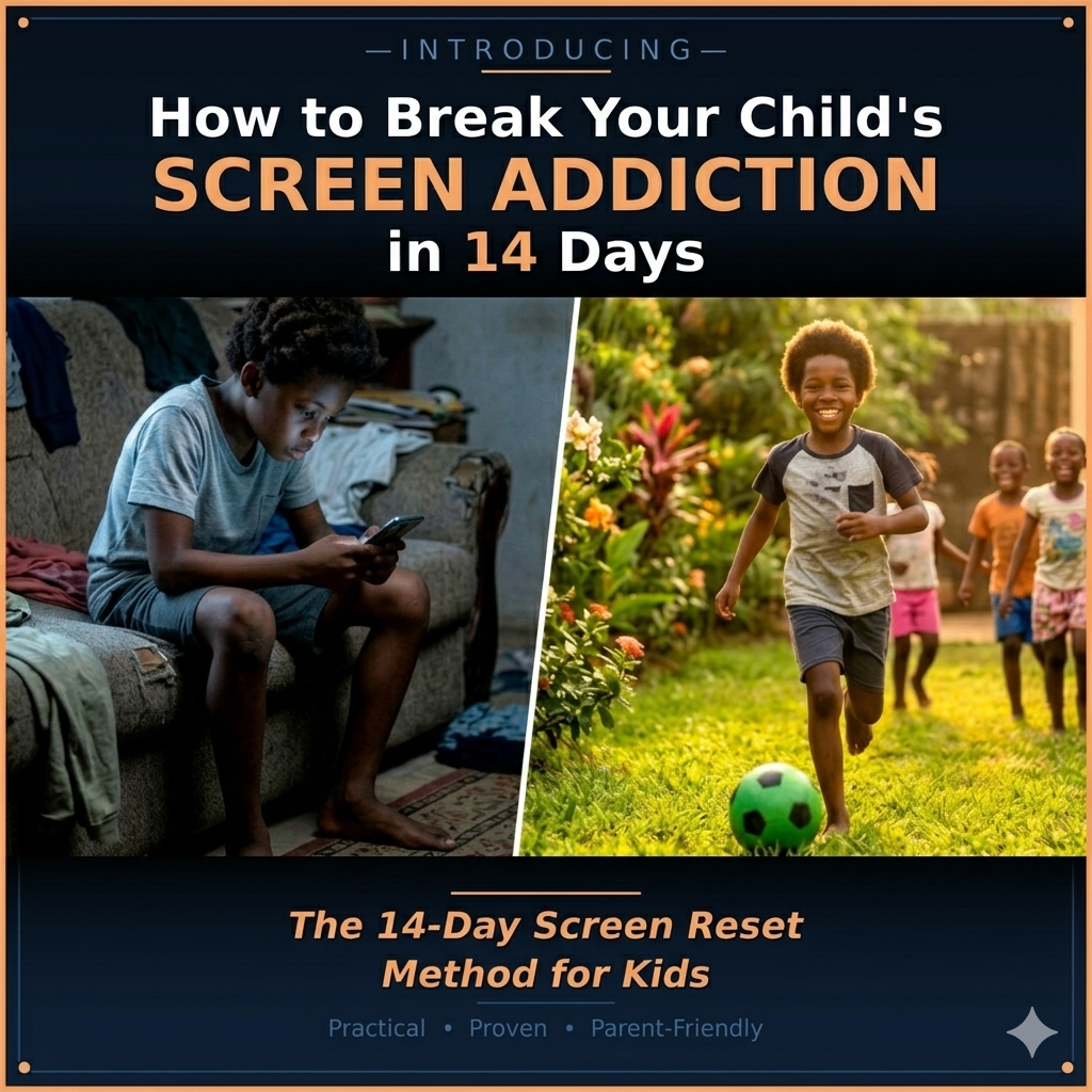Raising Smart Kids Facebook ad: The 14 Day Screen Reset Method for Kids