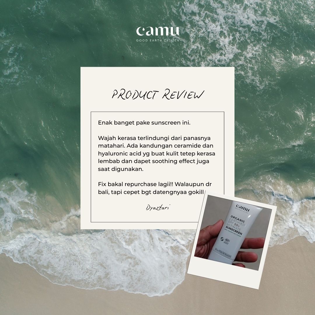 Camu Organic Skincare Facebook ad