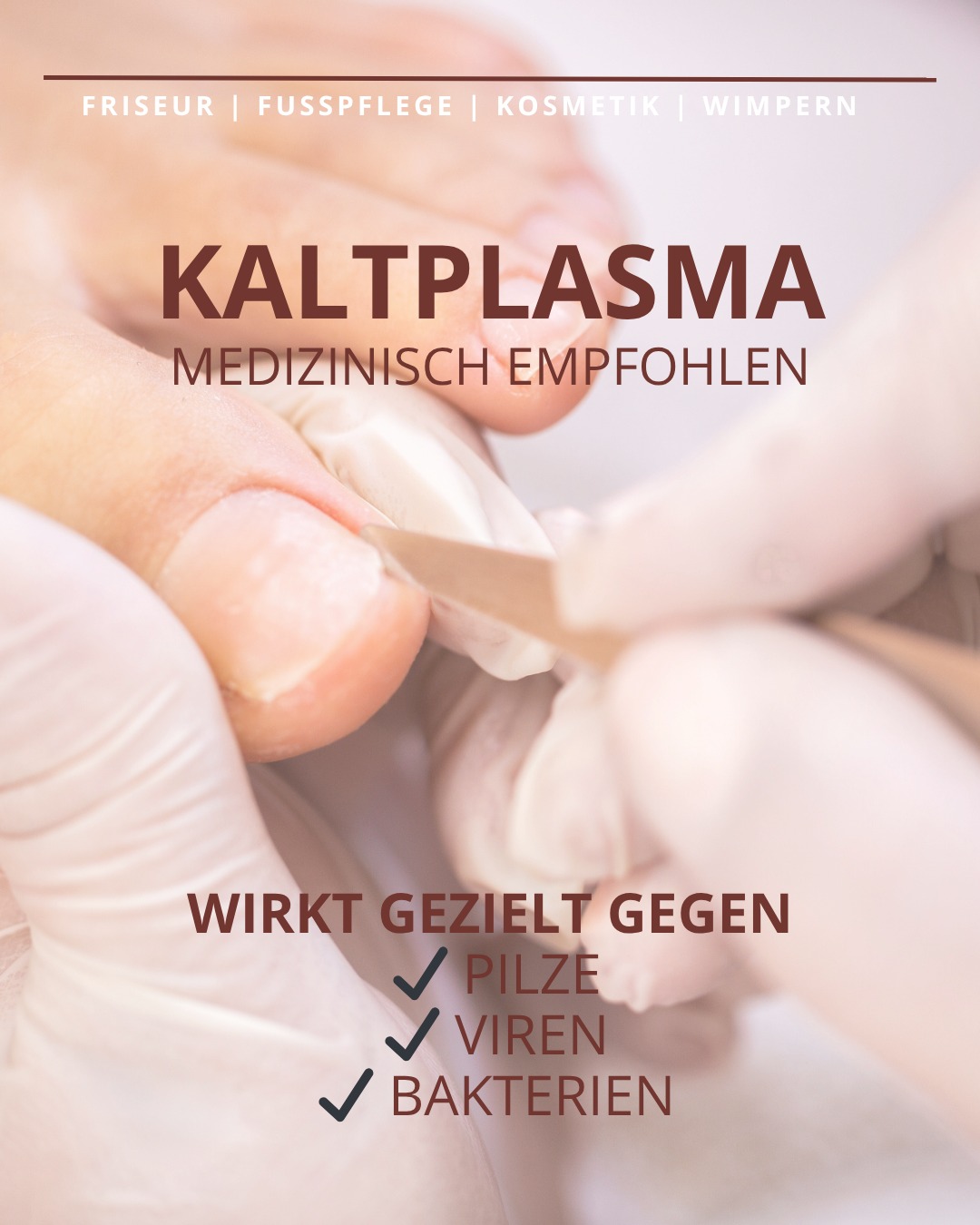 Das Schönheitsmobil Facebook ad: Kaltplasma, medizinisch empfohlen gegen Pilze, Viren &…