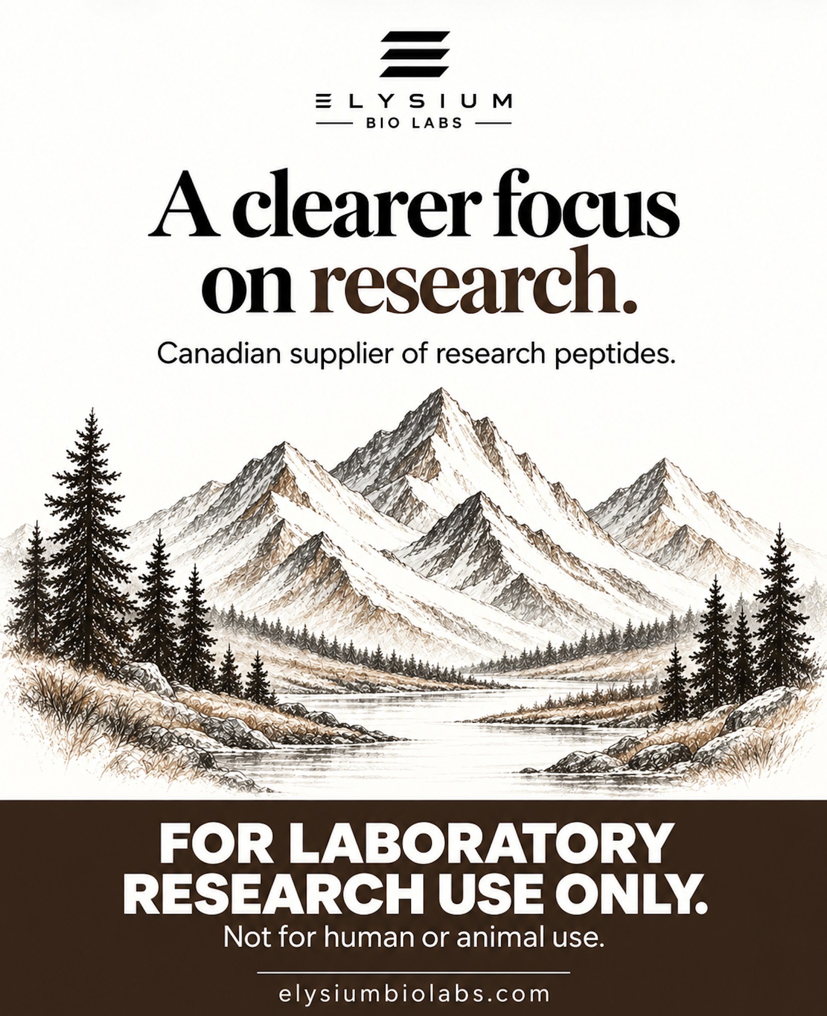 Elysium Bio Labs Facebook ad: Research Peptides in Canada, Documented | Elysium Bio Labs