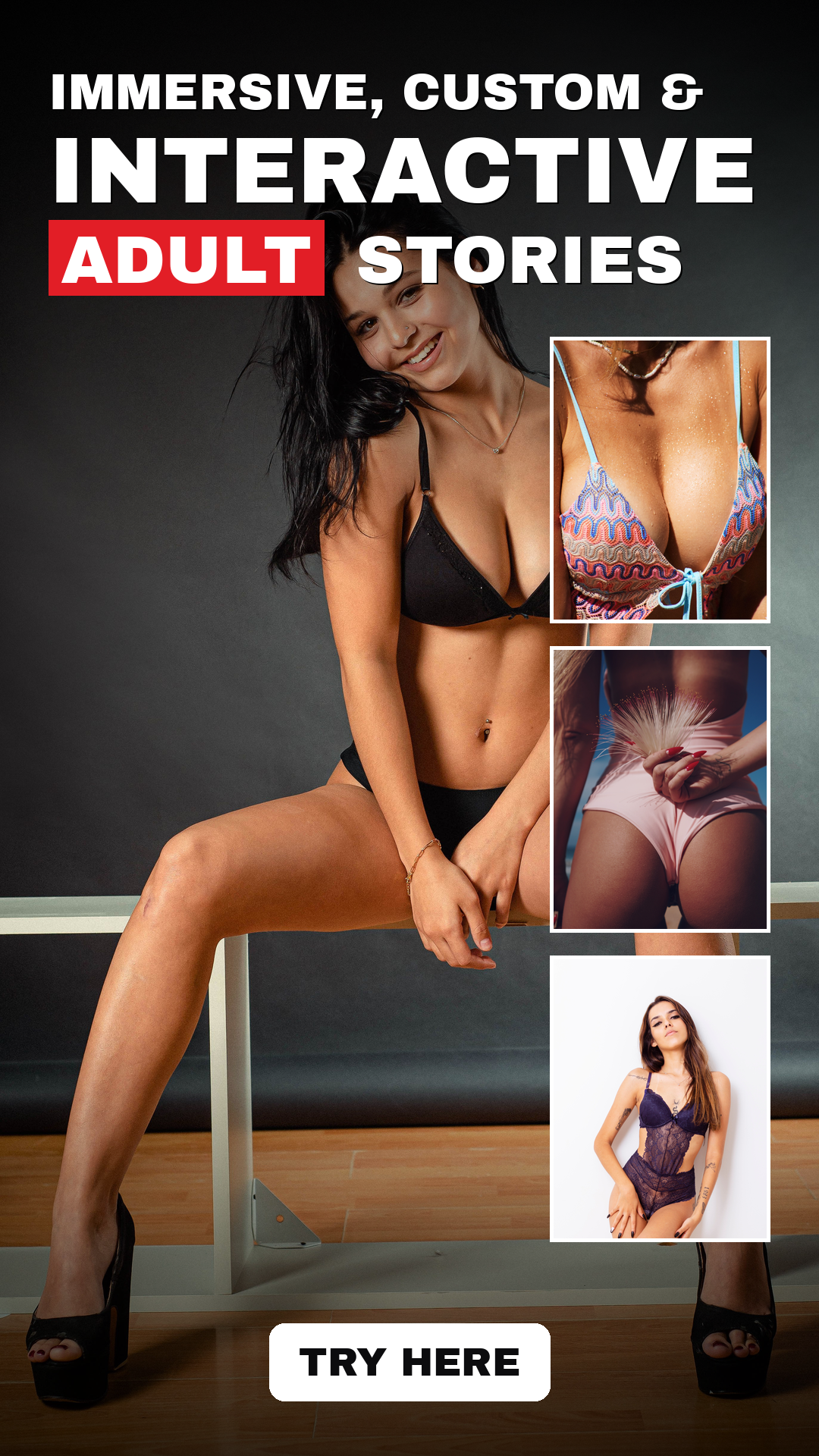 Stuff So Sweet Facebook ad: Interactive Adult Stories