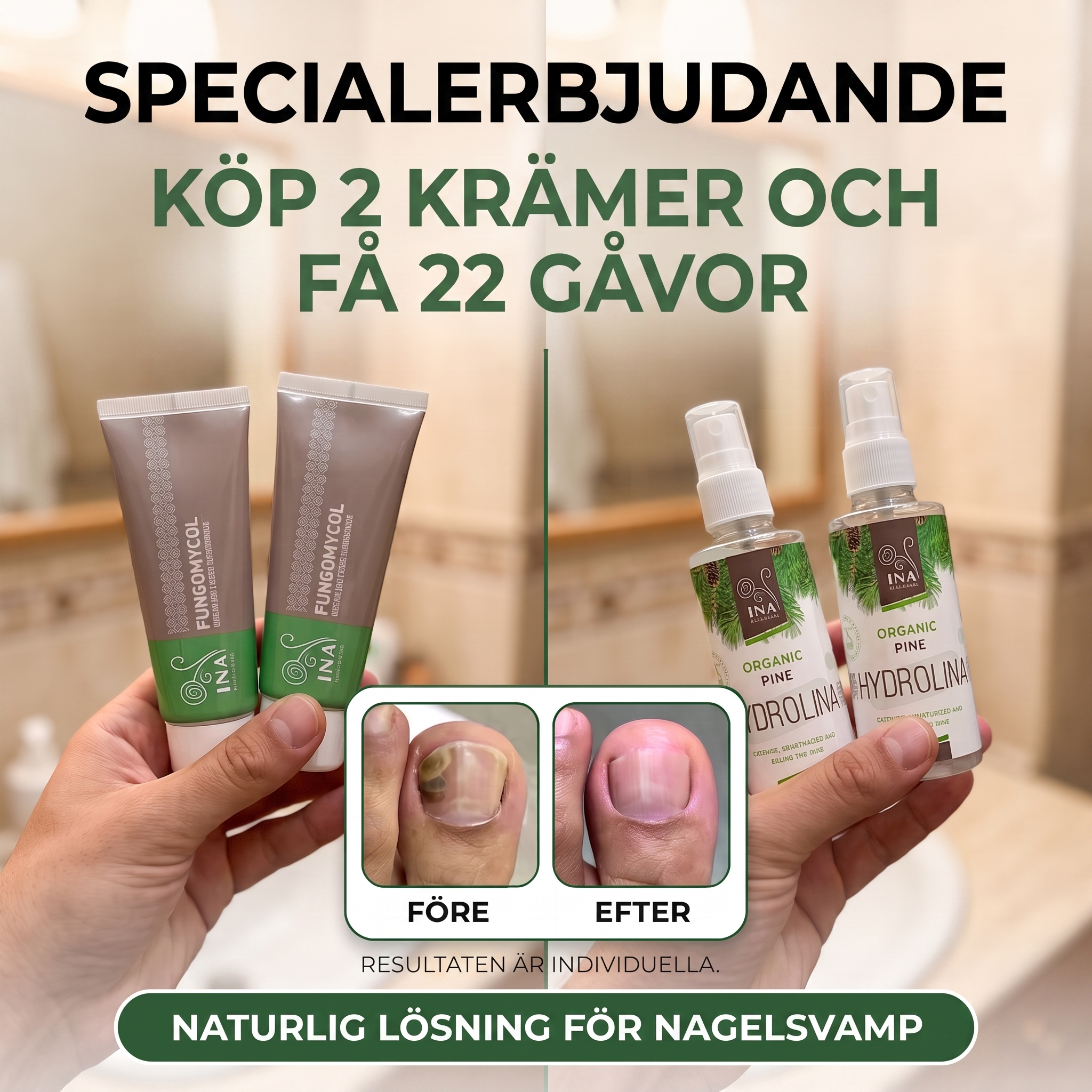 Naturlig och Ekologisk Kosmetika - InaEssentials.se Facebook ad