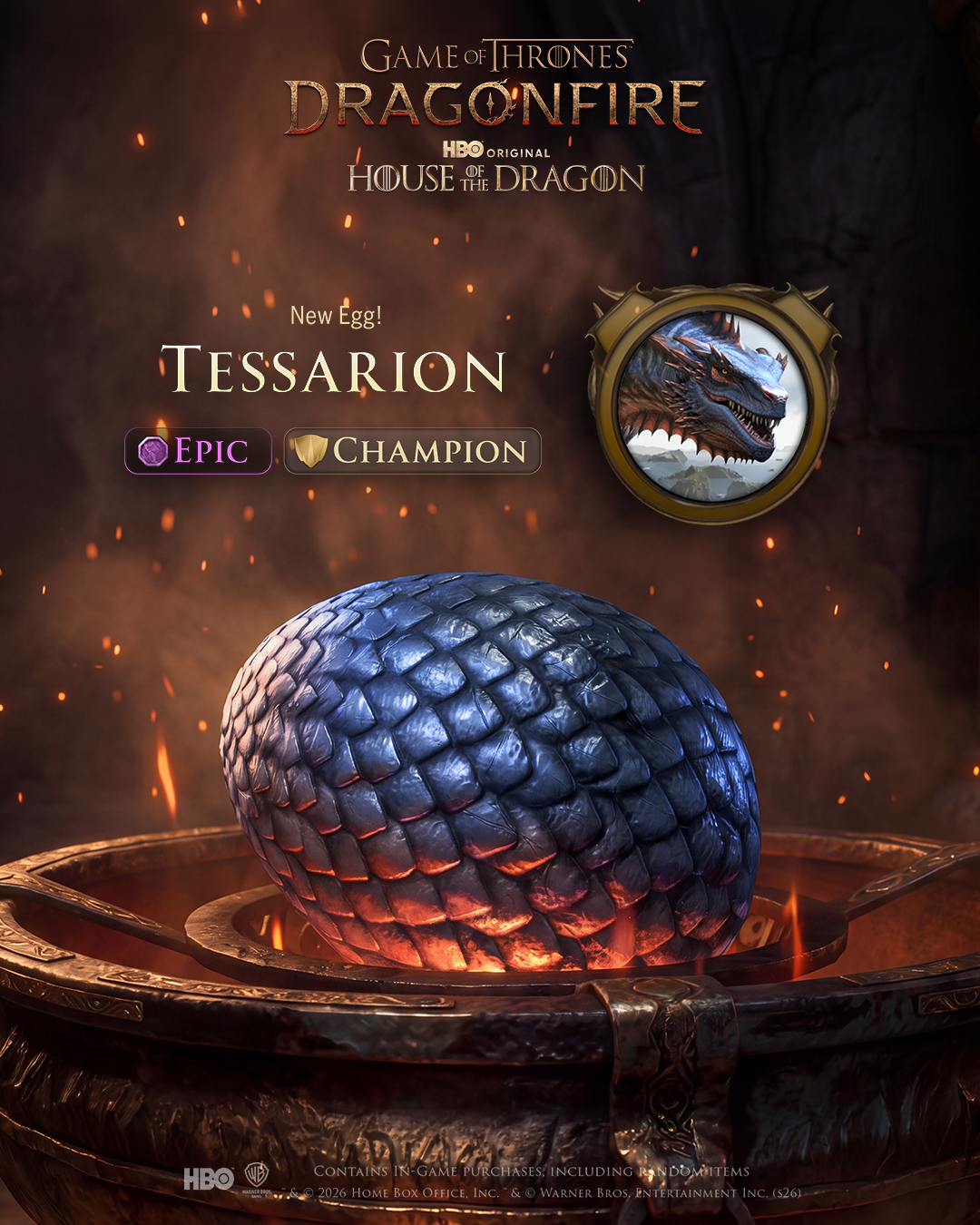 Game of Thrones: Dragonfire Facebook ad