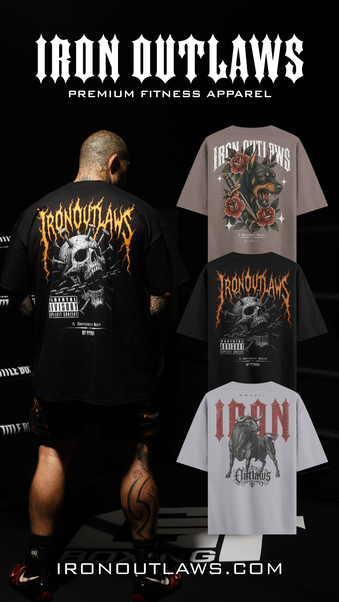 Iron Outlaws Facebook ad: Veteran Owned & Operated.