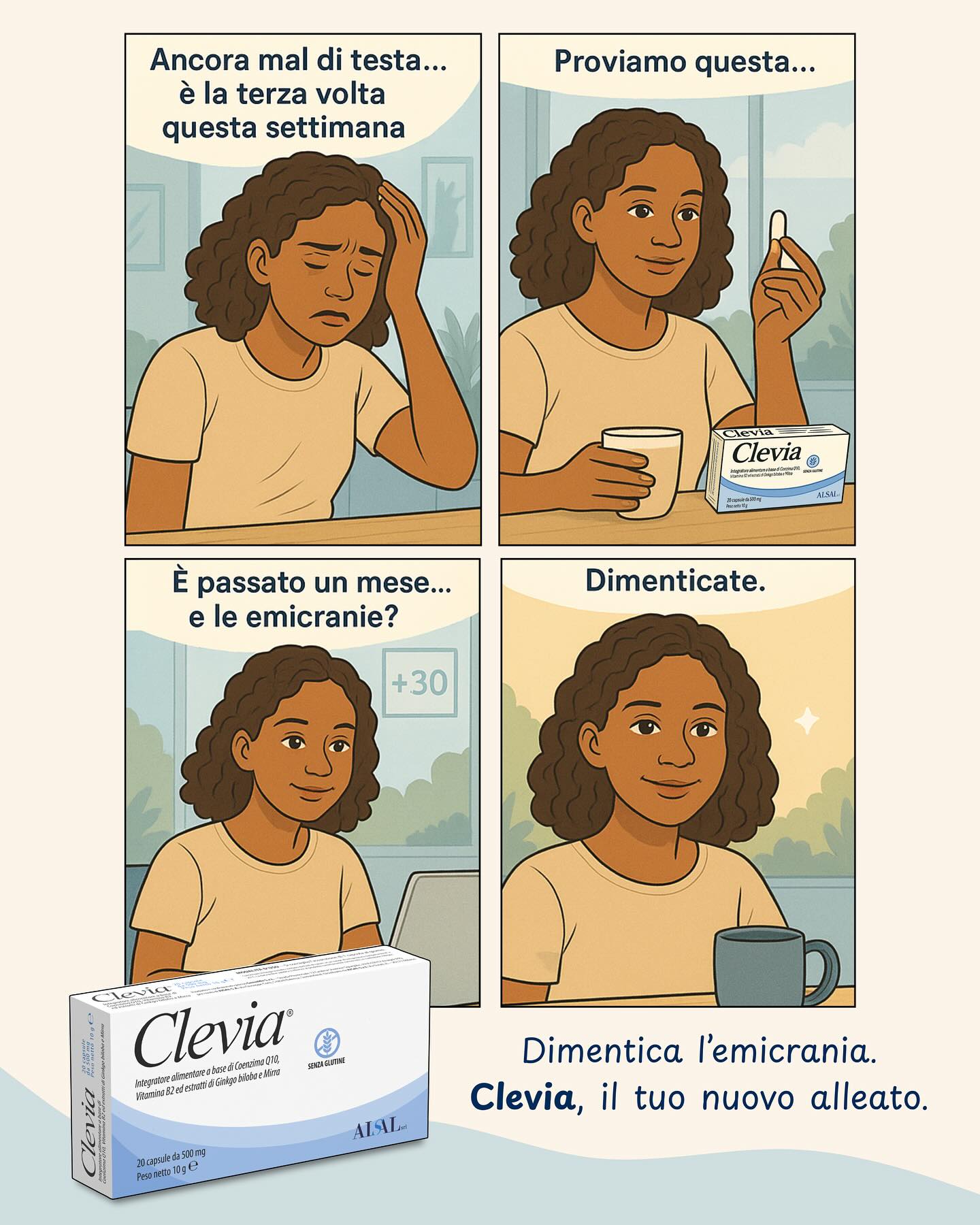 Aisal.it Facebook ad: Ancora mal di testa ogni settimana?