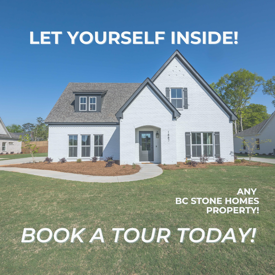 BC Stone Homes Facebook ad: Looking for a new home in Alabama or…