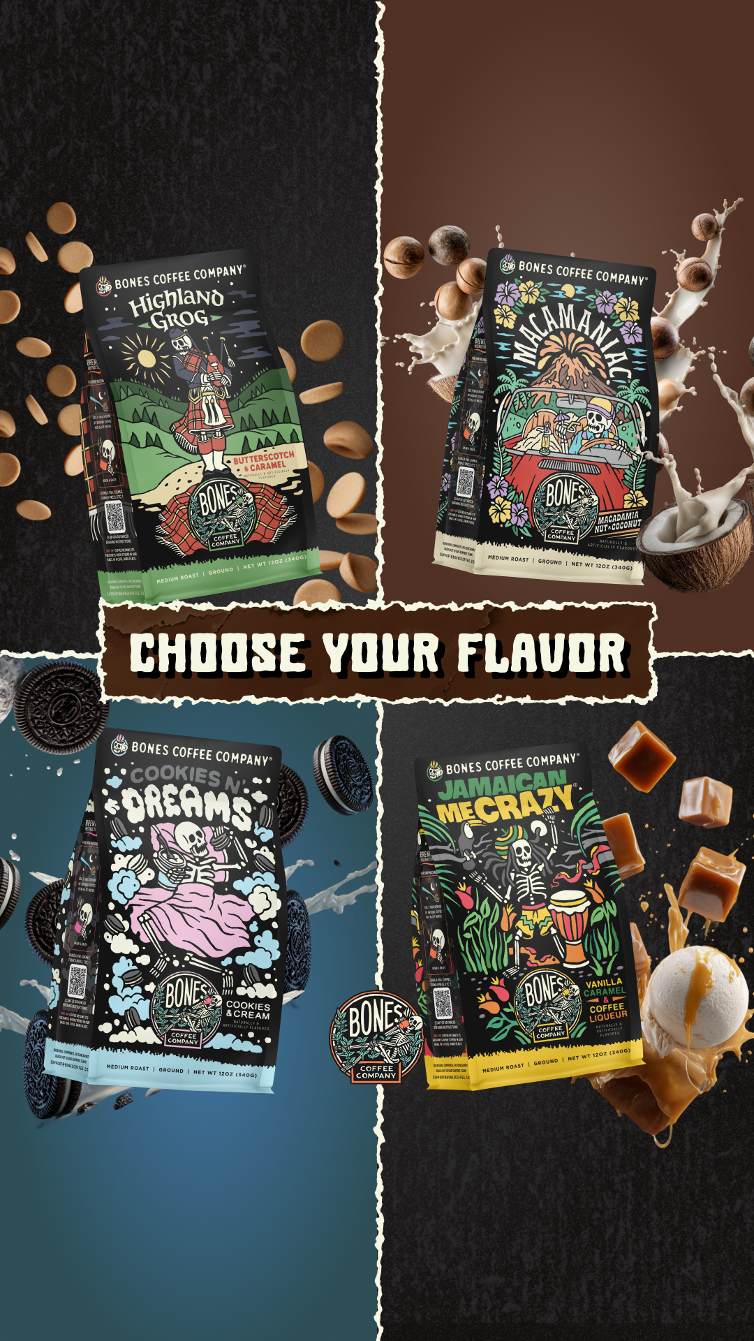 Bones Coffee Company Facebook ad