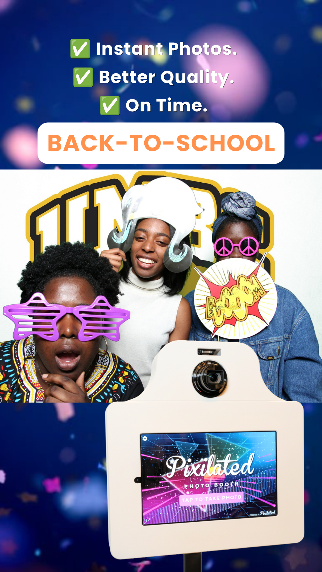 Pixilated Facebook ad