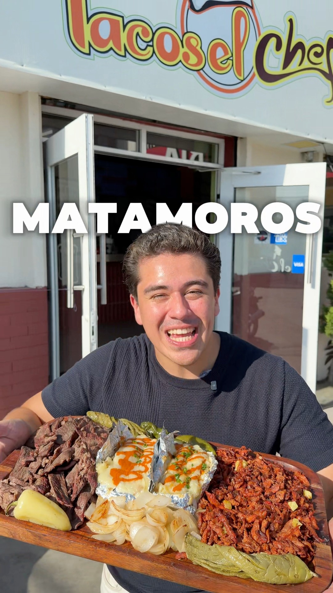 Tacos el Chef Facebook ad: PAQUETES, PARRILLADAS, PAPAS, TACOS Y MÁS LA MEJOR…