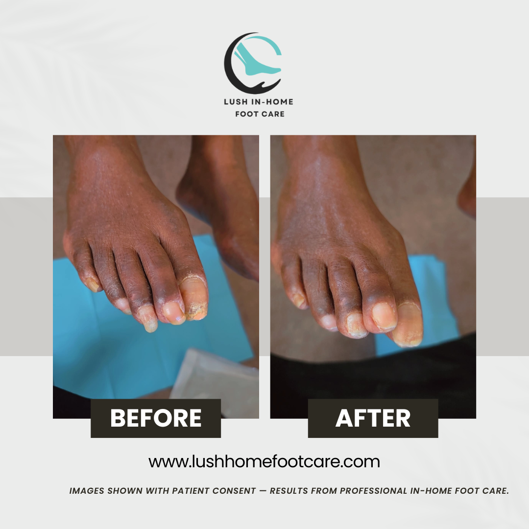 Lush In-Home Foot Care  Facebook ad