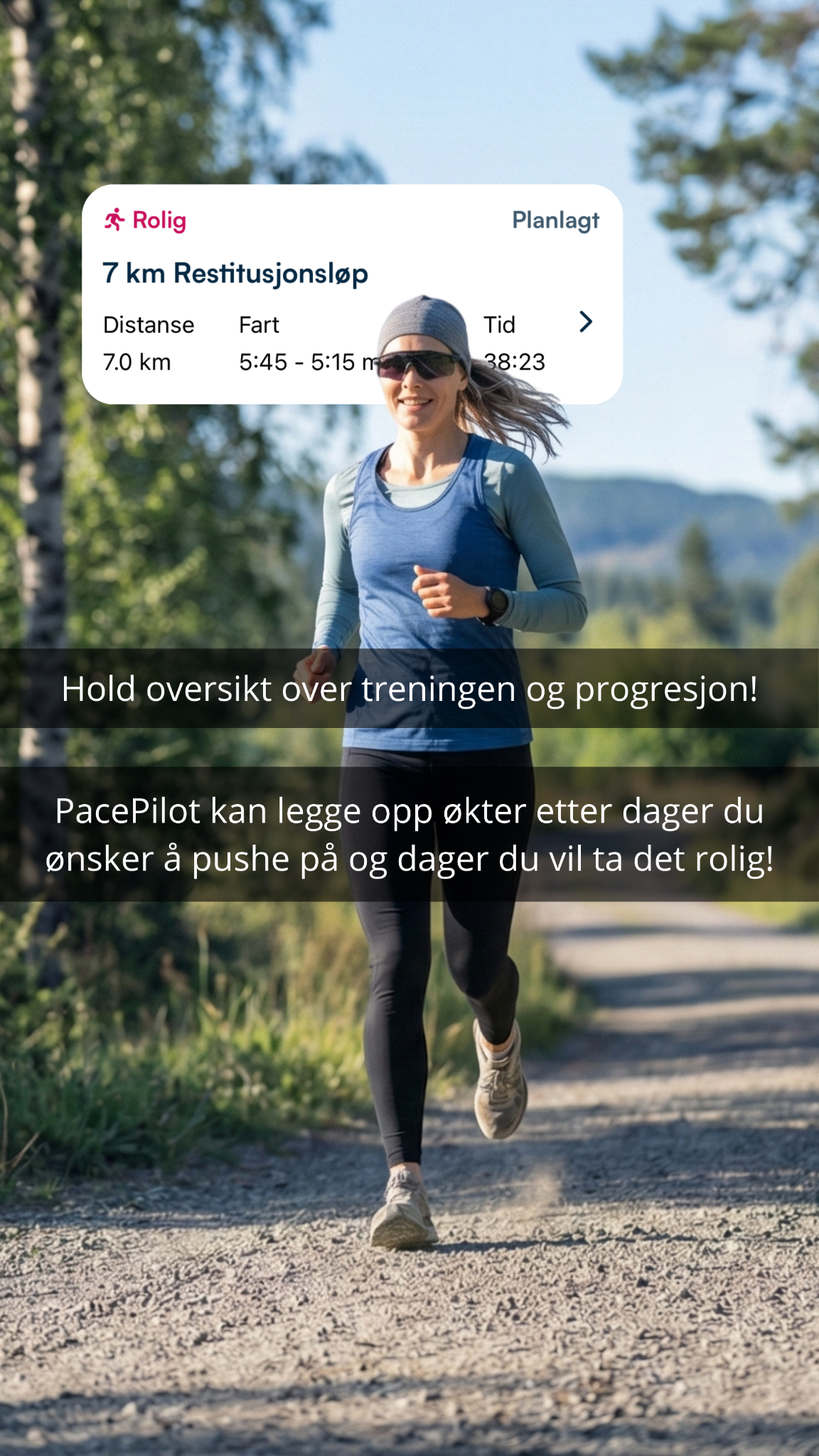 PacePilot Facebook ad: Ta løpingen til neste nivå!