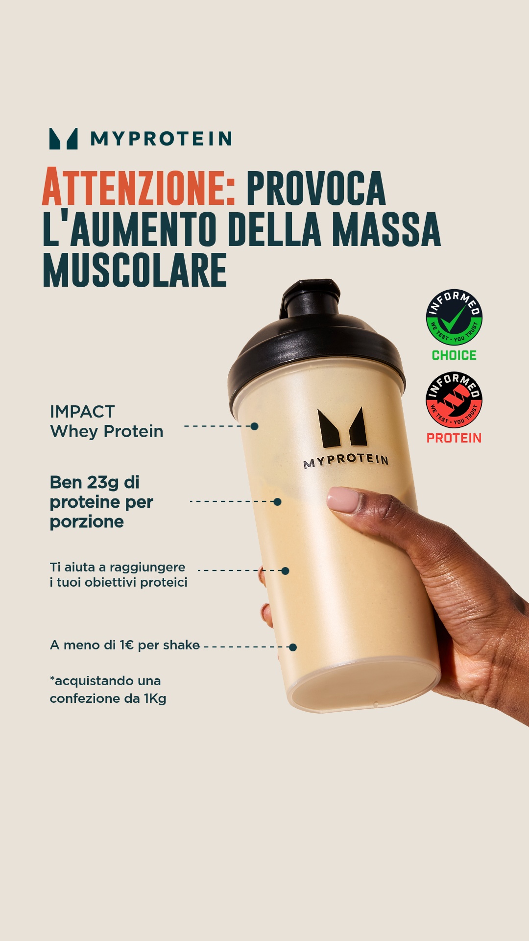Myprotein Facebook ad