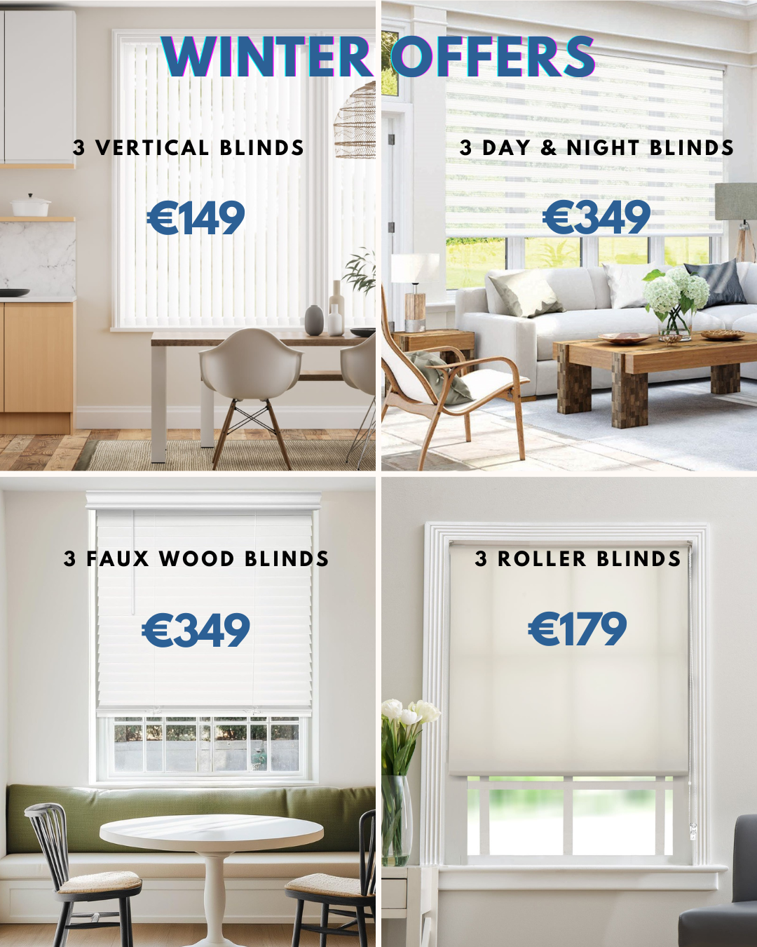PriceLess Blinds Facebook ad: FREE quote & home measurement with no obligation or…