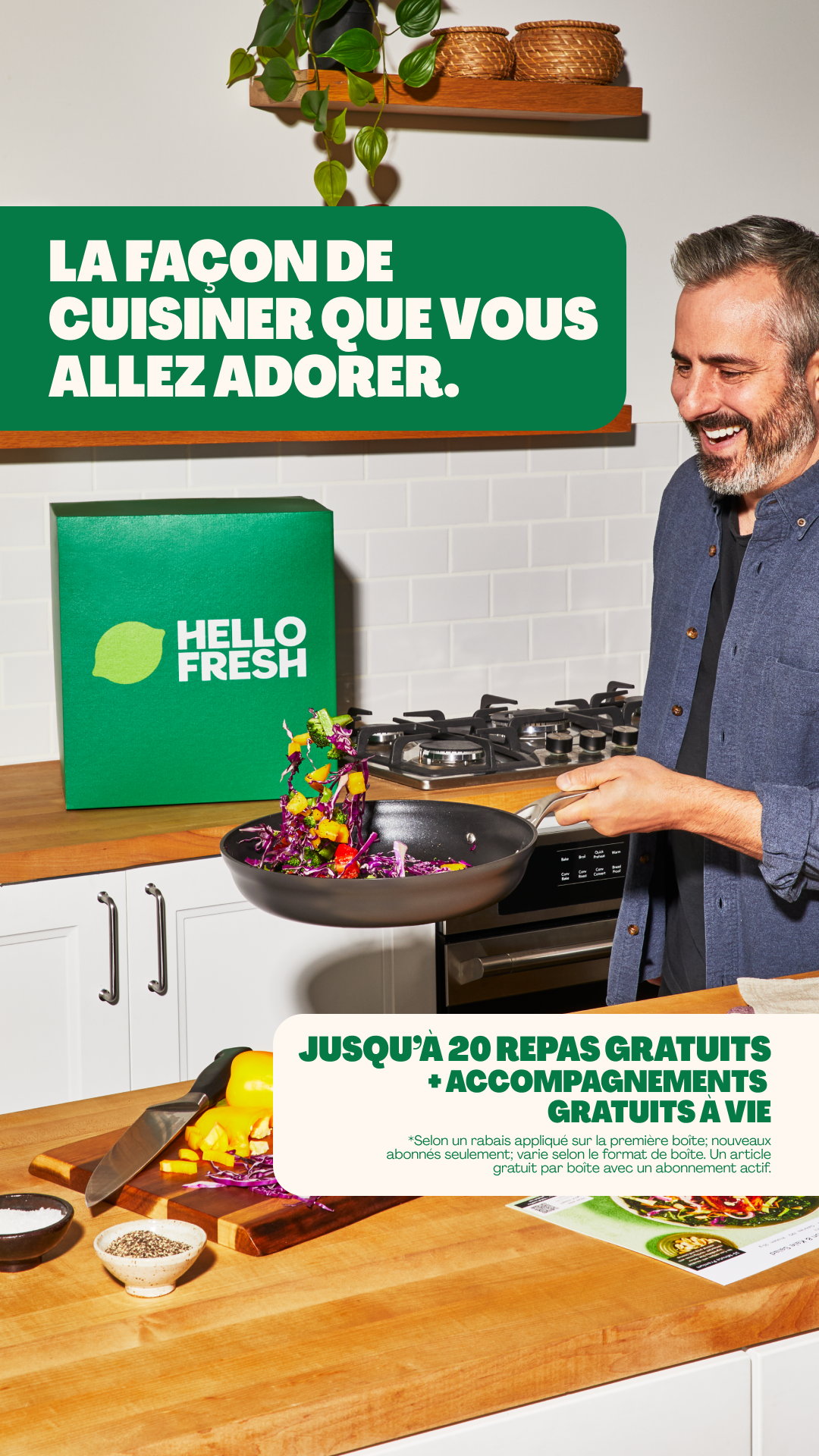 HelloFresh Facebook ad