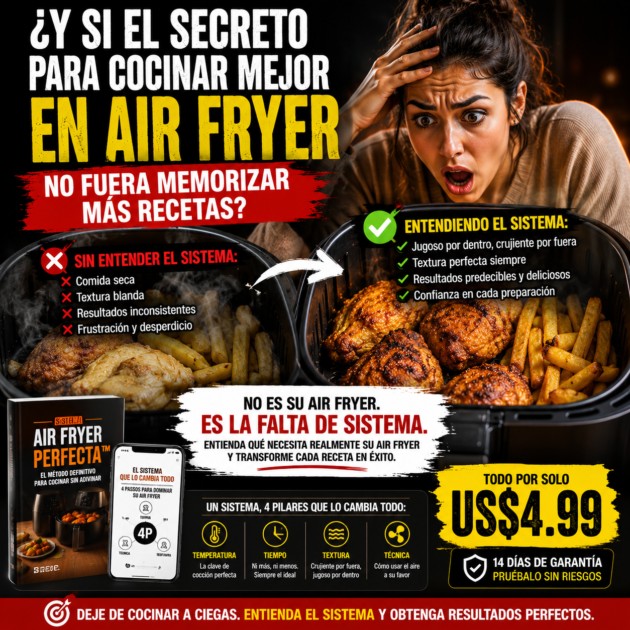 Expedicion Gourmet 1 Facebook ad: El método para dejar de cocinar a ciegas.
