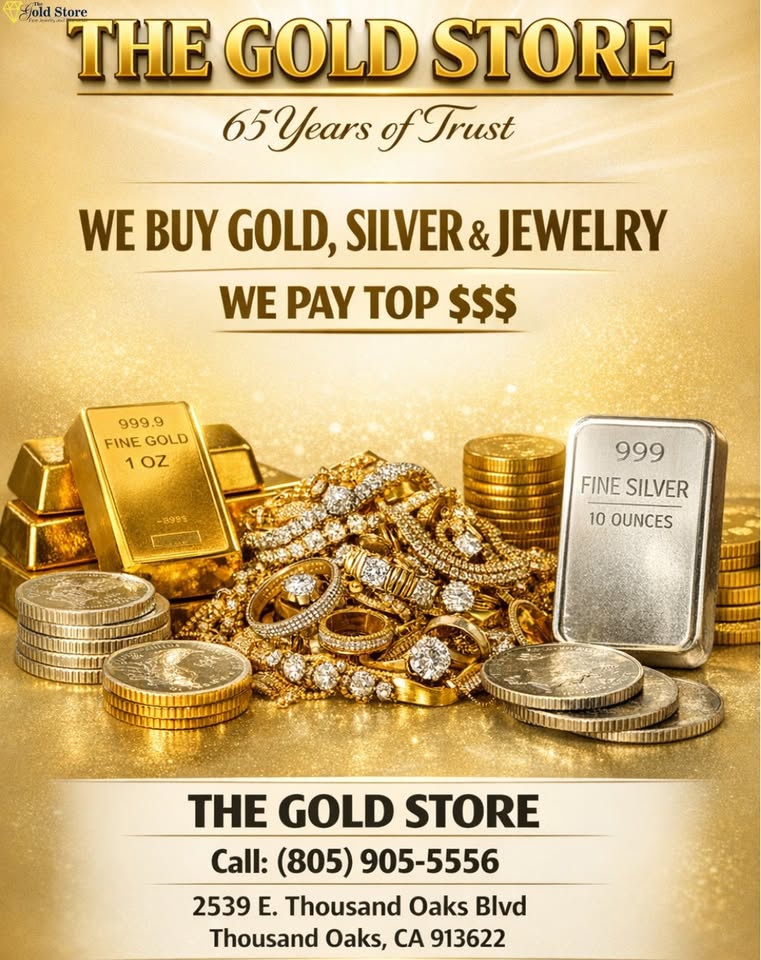 The Gold Store Thousand Oaks Facebook ad: The store has been located in Thousand Oaks…